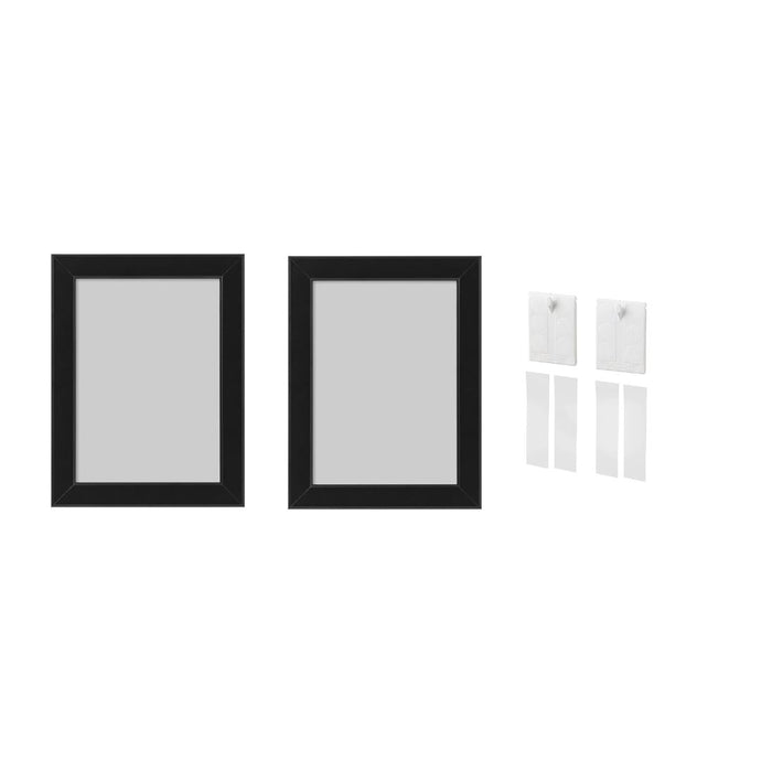 IKEA Frame, black, 13x18 cm With Adhesive hook for frame, White