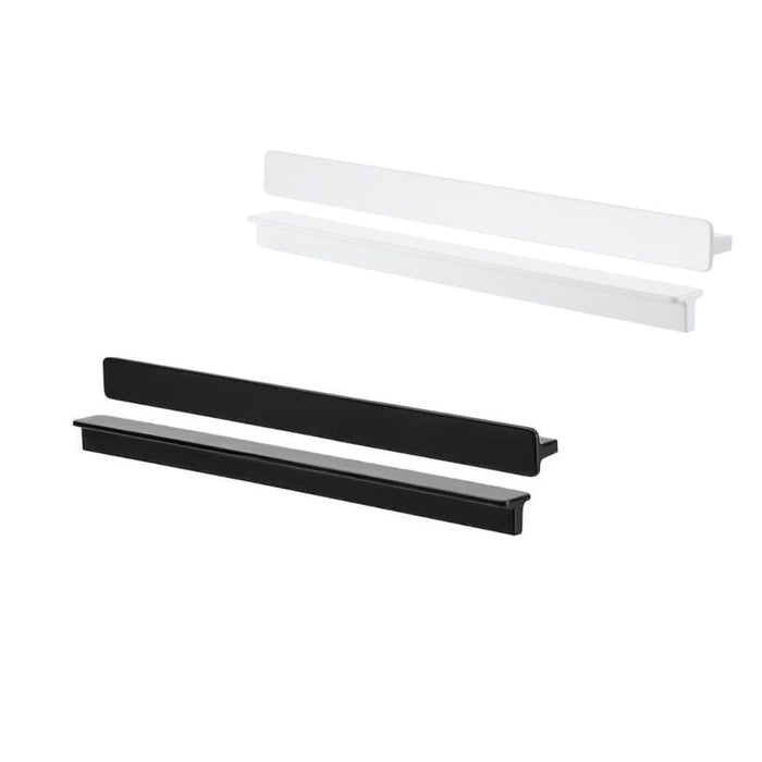 IKEA HACKÅS Handle, white, 300 mm  with Handle, anthracite, 300 mm
