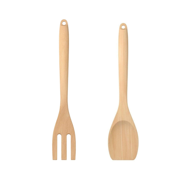IKEA  RÖRT Fork, beech  with  RÖRT Spoon, beech
