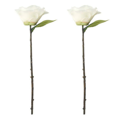 IKEA SMYCKA white camellia artificial flower, 28 cm, pack of 2 - 70571794