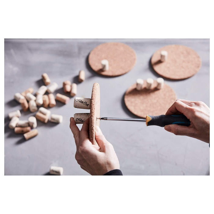 IKEA Non-Stick Cooking Pot with Lid ( 3 L ), Black, Includes Cork Trivets and Cleaning Brush