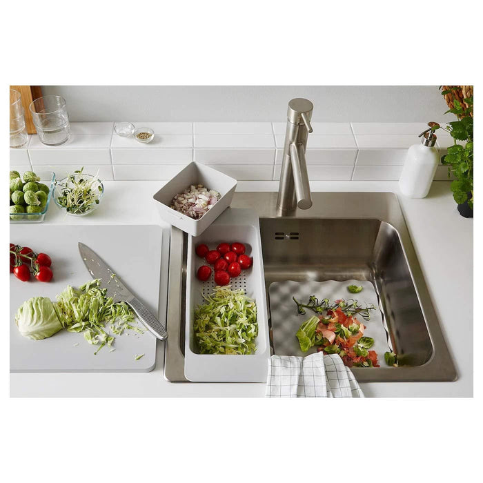 IKEA GRUNDVATTNET Sink Mat — Grey | Non-Slip, Dishwasher-Safe Kitchen Sink Liner