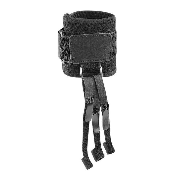 Adjustable toe protector for bending, curling, and overlap correction.