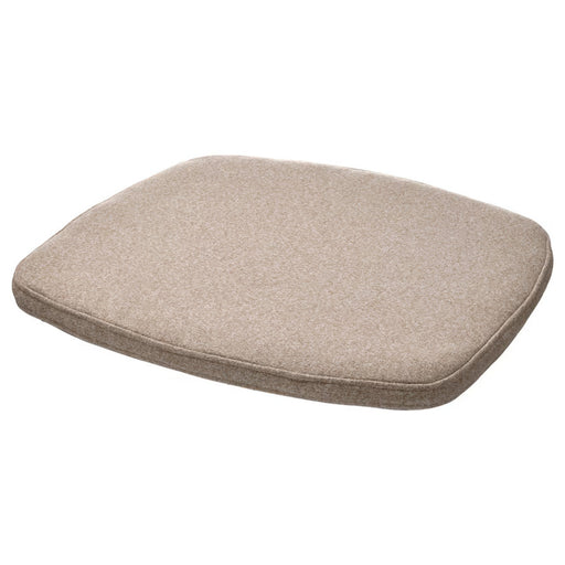 ÄLVGRÄSMAL Chair Pad, Beige, 32.6x31.3x3 cm - Soft and comfortable seat cushion for added chair comfort-70538219