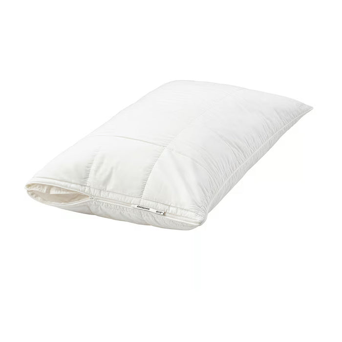  IKEA ÄNGSKORN padded pillow protector quilted fabric detail with zip