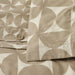 Folded IKEA ÄNGSNEJLIKA bedding set showing crisp percale fabric texture