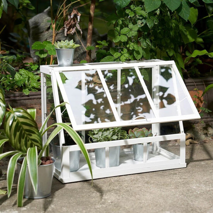 Durable white IKEA ÅKERBÄR Greenhouse, 45 cm, for both indoor and outdoor gardening 10537171