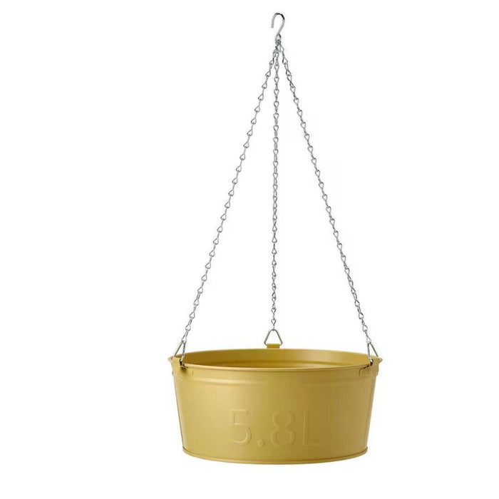 ikea outdoor hanging planter IKEA ÅKERBÄR Hanging Planter Yellow 27cm