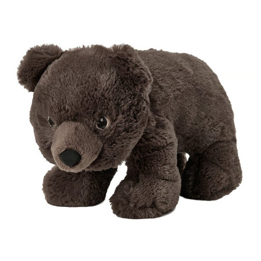 IKEA ALPTALL Asiatic black bear cub soft toy 27cm with crescent-shaped chest mark #10620617