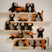 IKEA ALPTALL mini red panda plush toy soft fabric detail