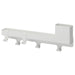 IKEA ALTARLIDEN hook rack with storage white front view hooks shelf and container #90618738