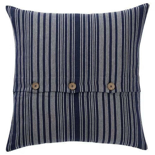 IKEA cushion cover, ALVARMALORT blue/stripe pattern, perfect for 50x50 cm cushions.-40582303
