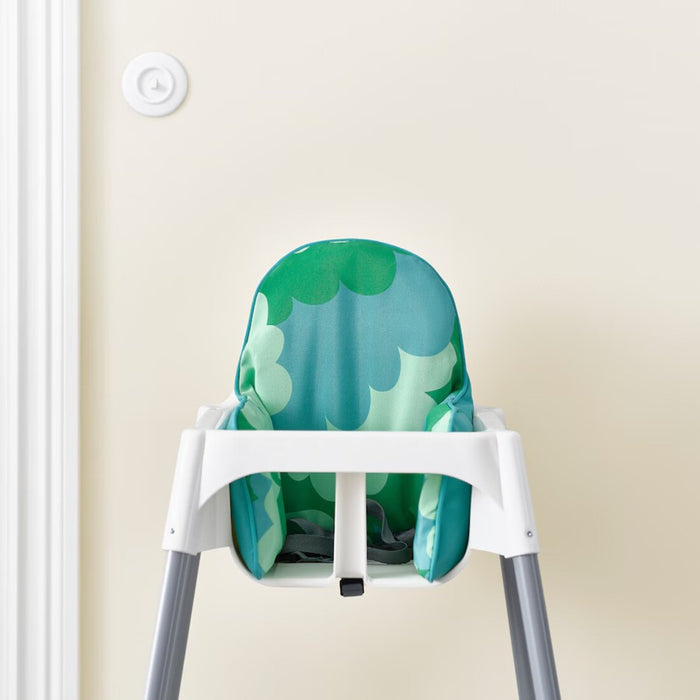 Inflatable support cushion for babies in the IKEA ANTILOP highchair