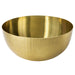 IKEA AROMATISK gold decorative bowl round textured exterior glossy interior #70644007
