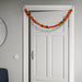 IKEA AROMATISK red dried flower garland close-up vibrant festive decoration on string