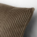  IKEA ÅSVEIG grey-brown cushion cover styled on grey sofa in bright modern living room