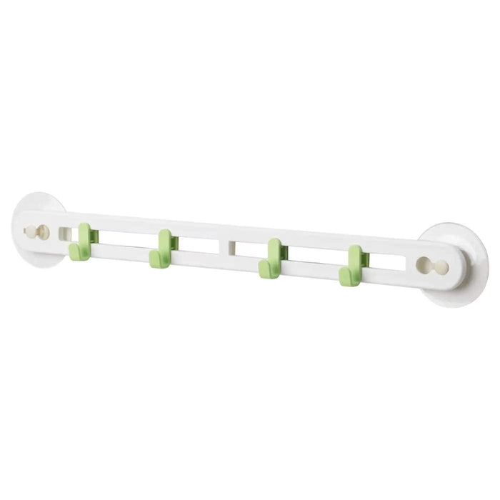 IKEA GLÖMSTA Rack with 4 Hooks & Suction Cup — No Drilling | Kitchen Wall Organiser