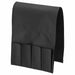  IKEA FLÖRT black remote control pocket draped over sofa armrest front view #00166905