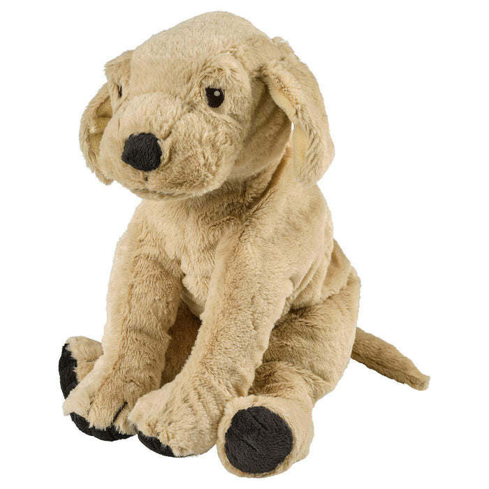 IKEA LIVLIG Soft toy, dog/siberian husky, 26 cm with Soft toy, dog/golden retriever, 40 cm