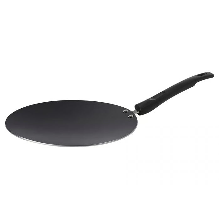 IKEA BÄCKBRÄSMA flat pan 28cm non-stick aluminium frying pan with black handle #30629061