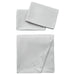  IKEA BÄRGLIM grey flat sheet and 2 pillowcase set, full bedding pack view #90621458