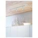 Modern 3-spot ceiling track lighting in white, dimmable and energy-efficient