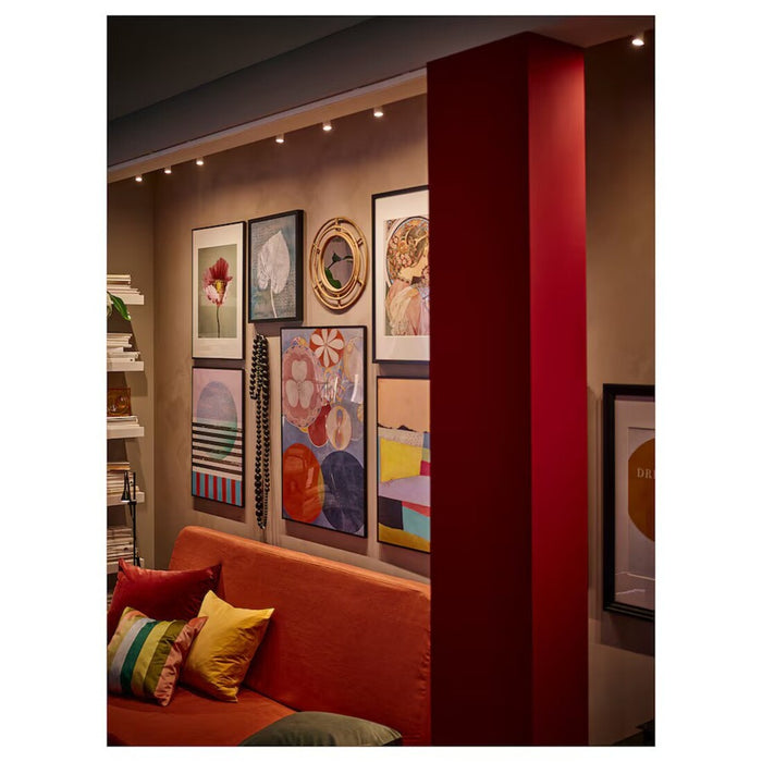 Dimmable LED spots on BÄVE track for customizable brightness