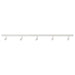  IKEA BÄVE white LED ceiling track 5 adjustable spotlights minimalist design product view #50399733