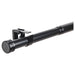  IKEA BEKRÄFTA black curtain rod set adjustable 120–210 cm steel epoxy coated with finials and brackets #10489684