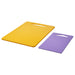 IKEA BERGTUNGA chopping board set of 2 bright yellow and lilac plastic boards with handles #40613007