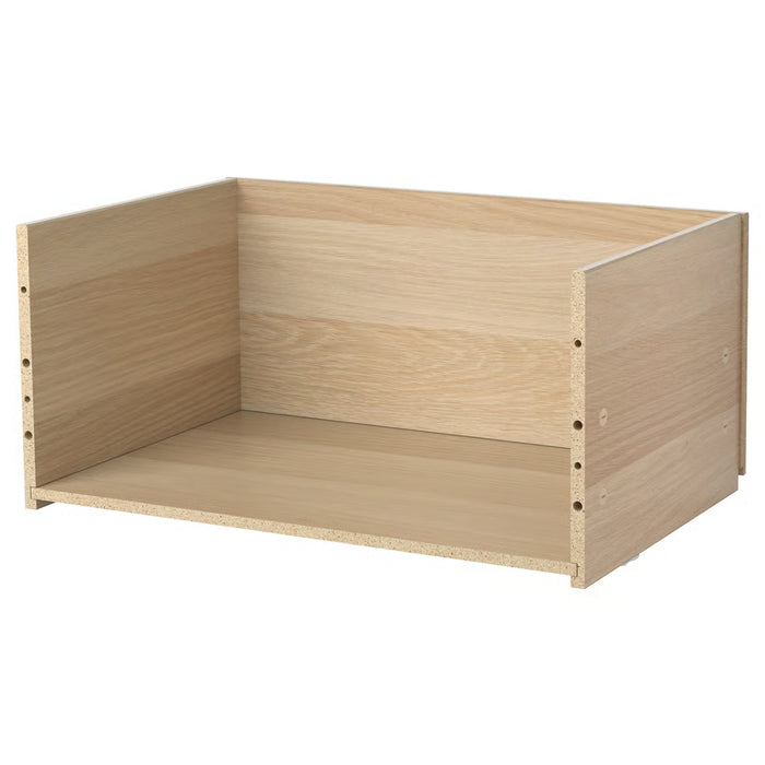 IKEA BESTÅ Drawer frame, white stained oak effect, 60x25x40 cm (23 5/8x9 7/8x15 3/4 ")