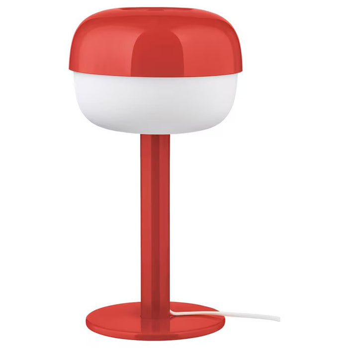 Sturdy IKEA 36 cm red table lamp for everyday use