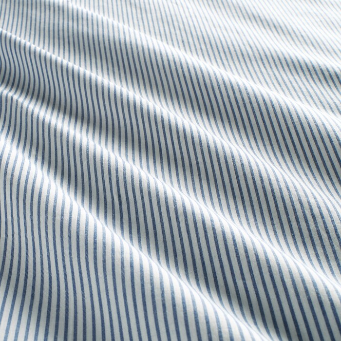   A close-up shot of IKEA's duvet cover in a soft Multicolor with a matching pillowcase-204 61788