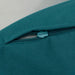 IKEA BLÅVINGAD cushion cover green side showing zip closure and recycled fabric texture