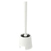Digital Shoppy IKEA IKEA BOLMEN white toilet brush and holder set in a minimalist design  20574436