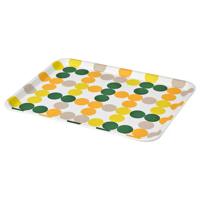 An attractive patterned/multicolour tray for organizing and decorating your home