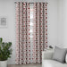 IKEA BUKETTSPIREA flower-patterned red curtains, 145x150 cm (57x59 inches), perfect for adding a pop of color to your space.-70488610