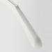 Close-up of IKEA BUMERANG white plastic shoulder shaper curved tube showing detail