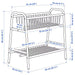 ide view of the IKEA BUSKBO Plant Stand showcasing its height and structure-90455374