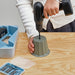 IKEA BUSKVERK grey plant pot with drilling guide for drainage hole outdoor use
