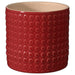 Red ceramic plant pot by IKEA, suitable for indoor and outdoor use, 9 cm-10574559