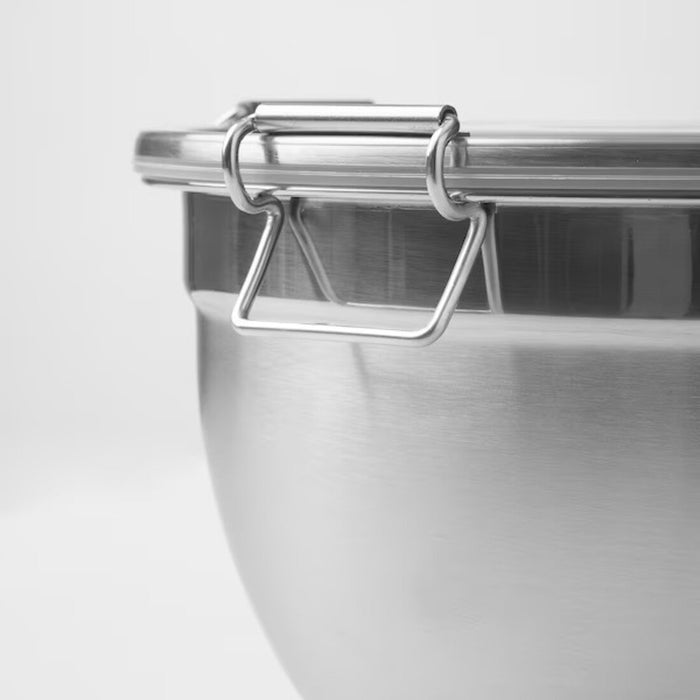 Close-up of the tight-sealing lid on a CIKLID Bowl, ensuring freshness