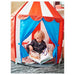"Charming IKEA play tent with a whimsical touch, inspiring creative play for youngsters."