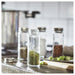  IKEA CITRONHAJ spice jar close-up showing stainless steel screw lid and silicone seal