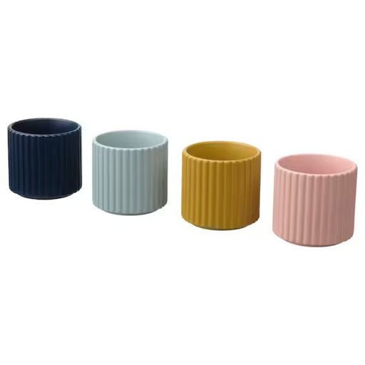 Assorted hues adorn this IKEA plant pot, adding a vibrant touch to your indoor garden-30567100