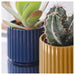A spectrum of colors adorns this stylish IKEA plant pot, perfect for adding a pop of personality to your botanical arrangements-30567100