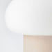 IKEA DEJSA table lamp beige opal white glass shade side view