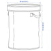 DIMPA light grey-beige sorting bag with lid, 50-liter capacity, shown in a compact size for easy storage and home organization.