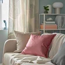 Pink cushion cover by IKEA LAPPVIDE - Add a touch of warmth and style to your living space.