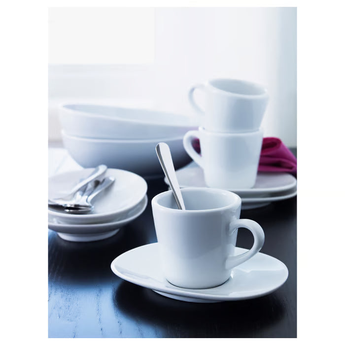 IKEA DRAGON Coffee Spoon Stainless Steel — Set of 6 | Dishwasher-Safe, 11 cm